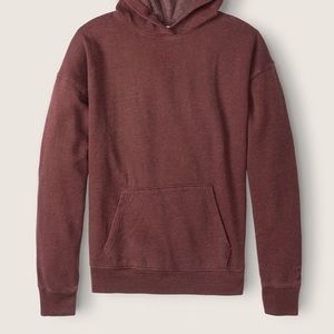 PINK- black logo hoodie
